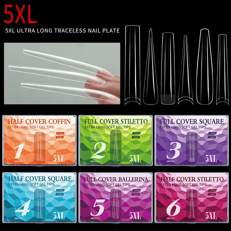 5xl Ultra Long Tips Nail