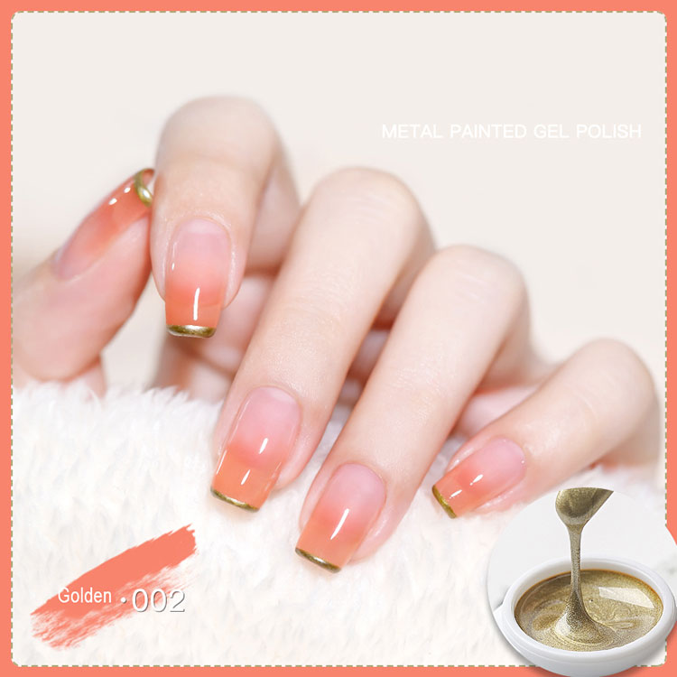 Super Shine No Cracking Metallic Gel Plock